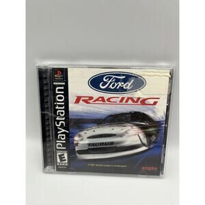 Ford Racing (PlayStation 1 PS1) CIB COMPLETE & TESTED